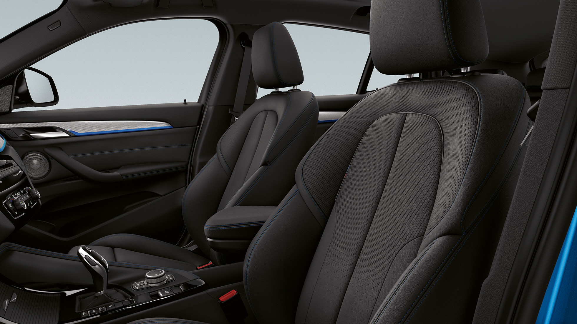 Équipement en cuir de la BMW X2 sDrive20i, Modèle M Sport BMW X2 sDrive20i, Modèle M Sport intérieur, équipement en cuir