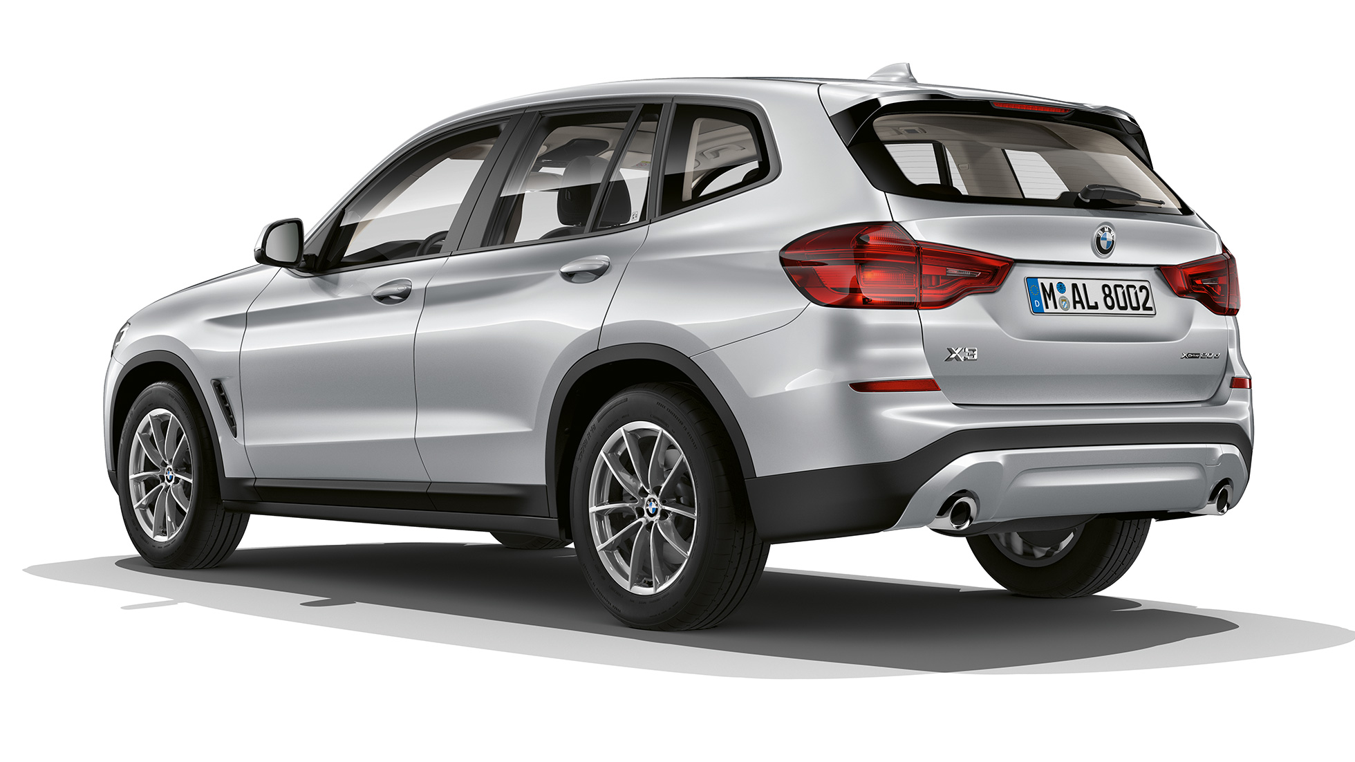BMW X3, Modèle de base, vue de trois quarts de la poupe BMW X3, Modèle de base, vue de trois quarts de la poupe