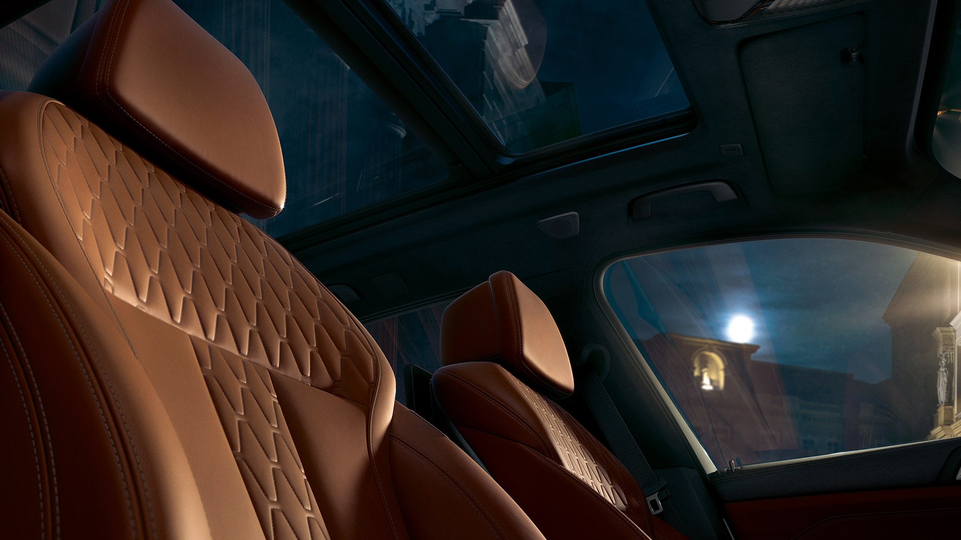Sièges en cuir de la BMW X5, intérieur Sièges en cuir de la BMW X5 G05 2018, intérieur