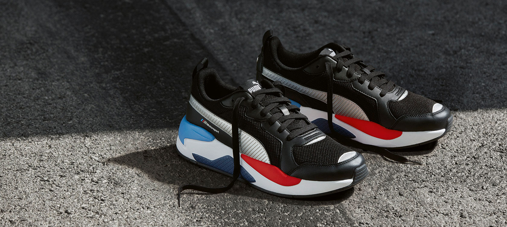Chaussures BMW M Motorsport PUMA X-Ray. L’image montre les chaussures BMW M Motorsport PUMA X-Ray.