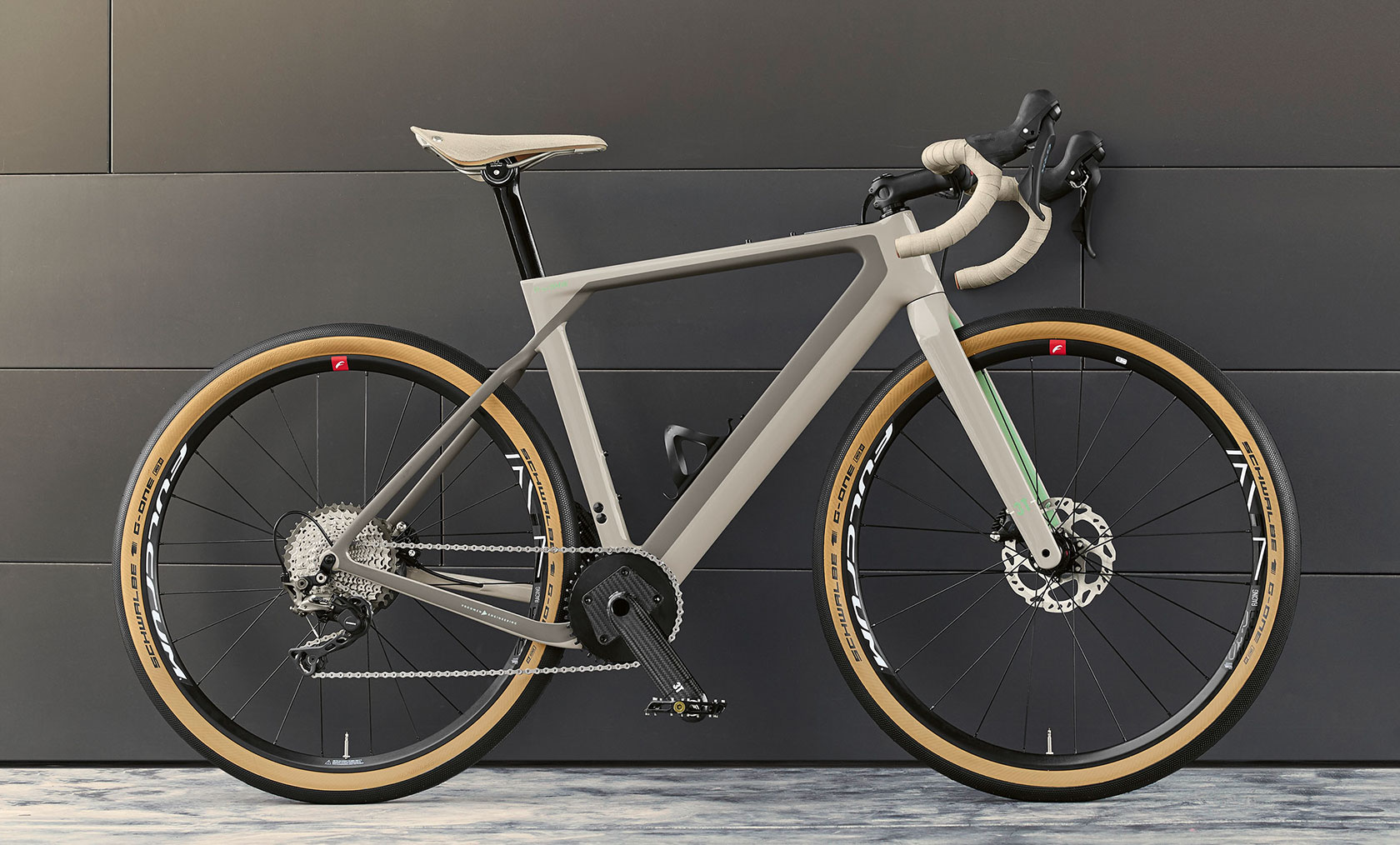 3T for BMW Gravelbike. La photo montre la partie avant du 3T for BMW Gravel Bike.
