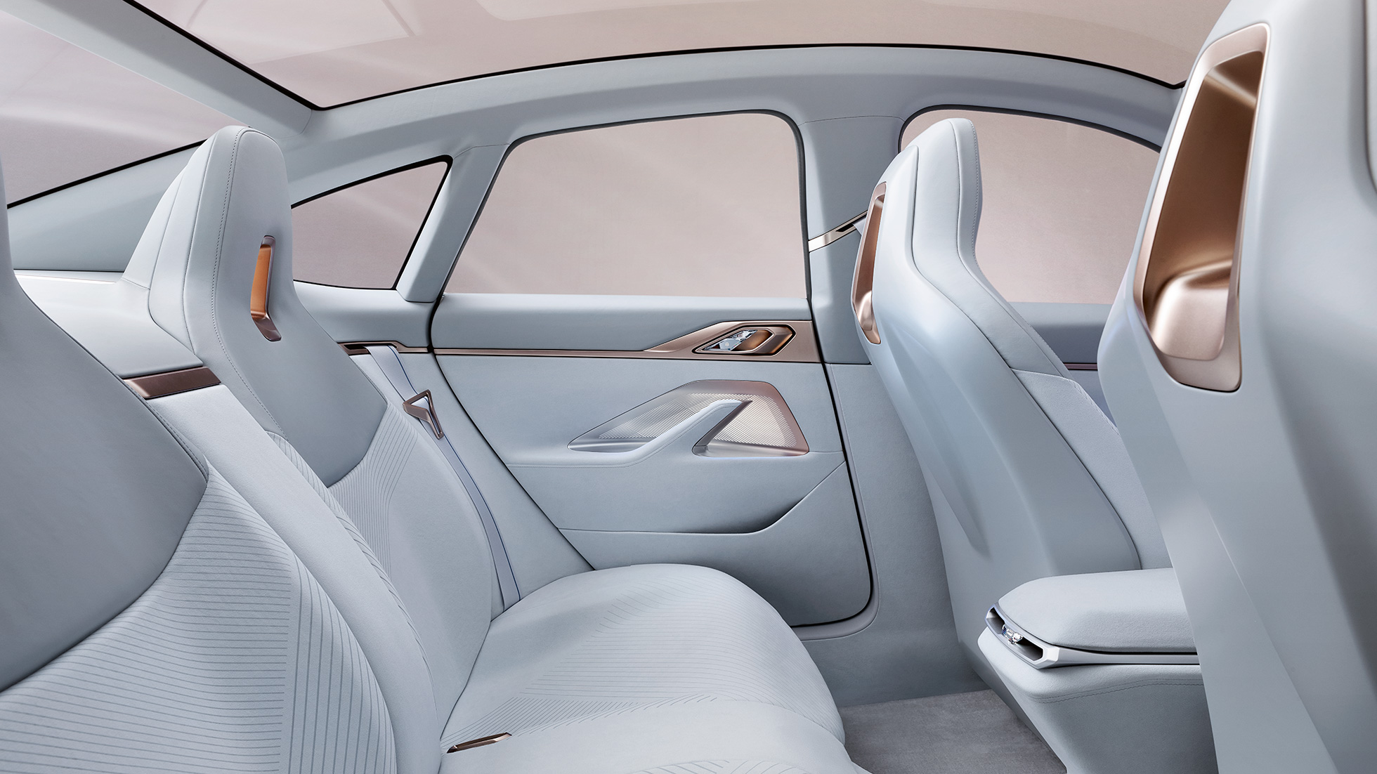 Intérieur 3 BMW Concept i4 2020 G26 Intérieur 3 BMW Concept i4 2020 G26 Voiture 100 % électrique BMW Gran Coupé